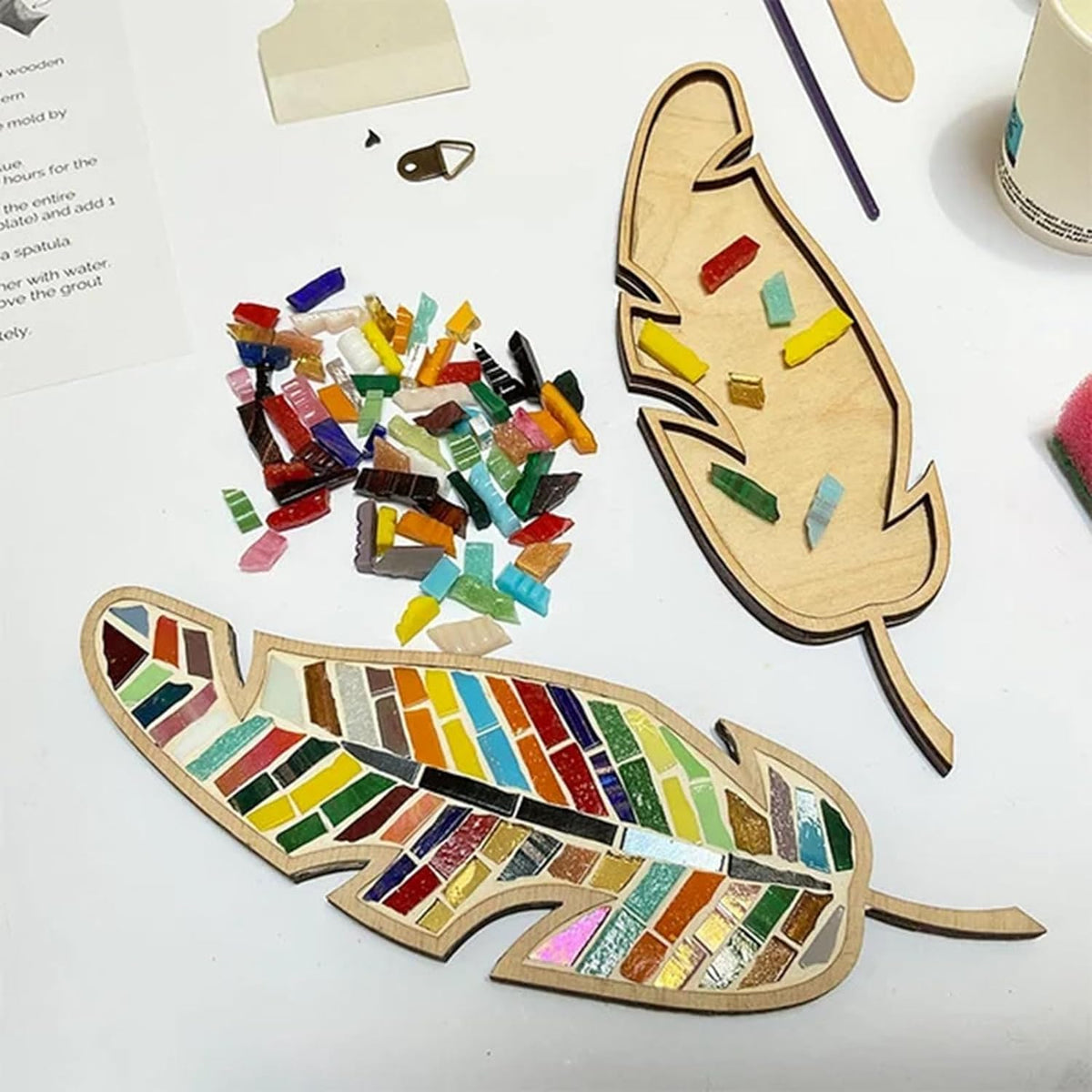 DIY-Mosaik-Holz-Bastelsets für Kinder und Erwachsene