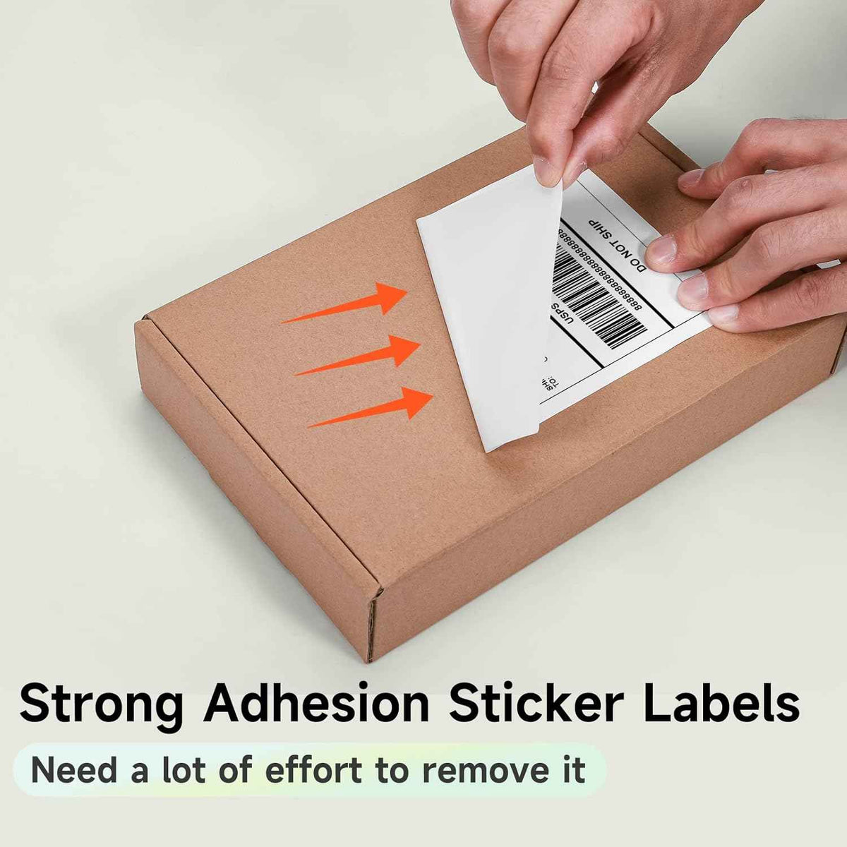 Phomemo 4x6 inch thermisch direct verzendlabel, waaiergevouwen 500 labels