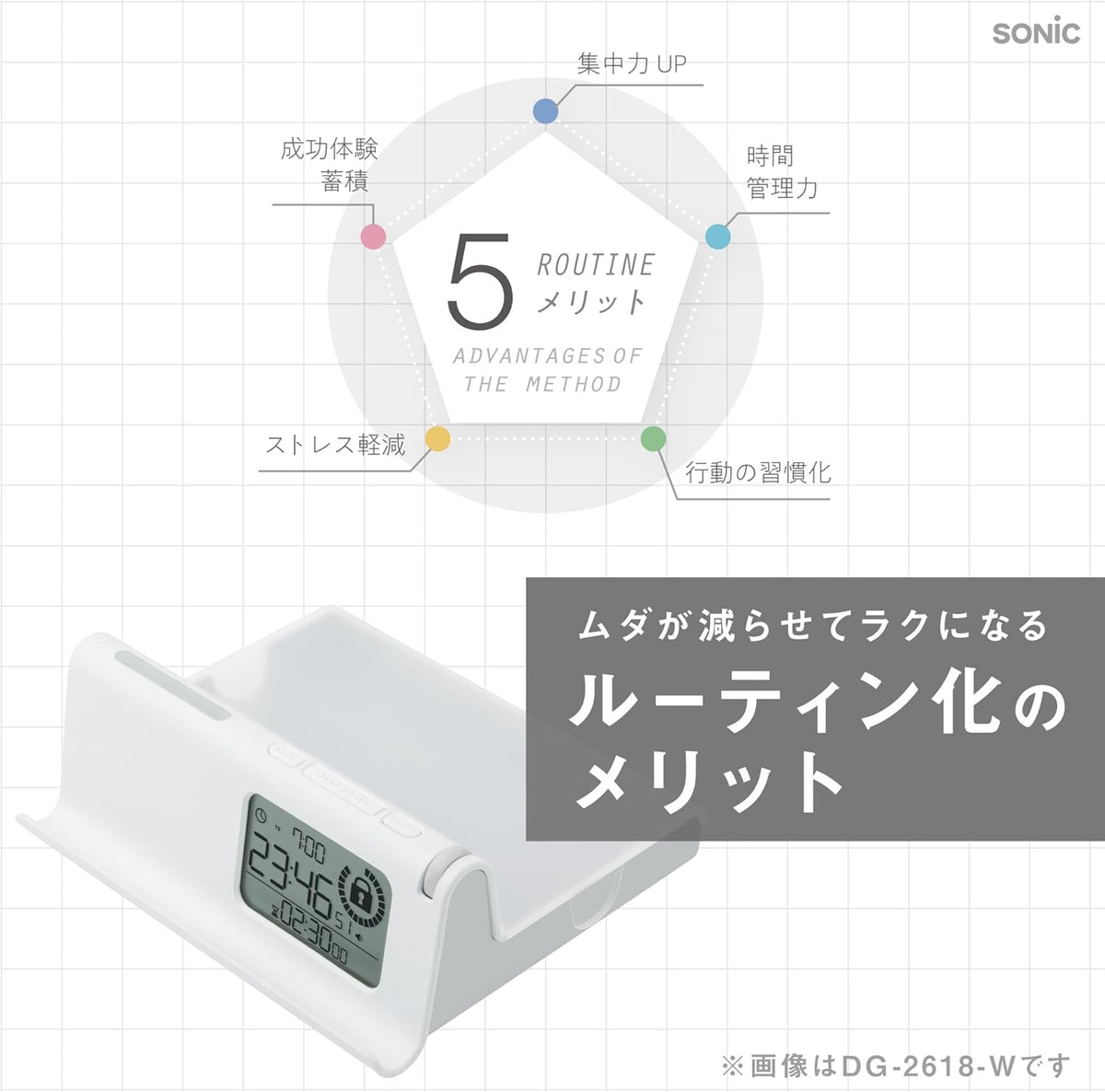 Sonic DG-2618 Digitox The Routine Time Lock Case for Smartphones