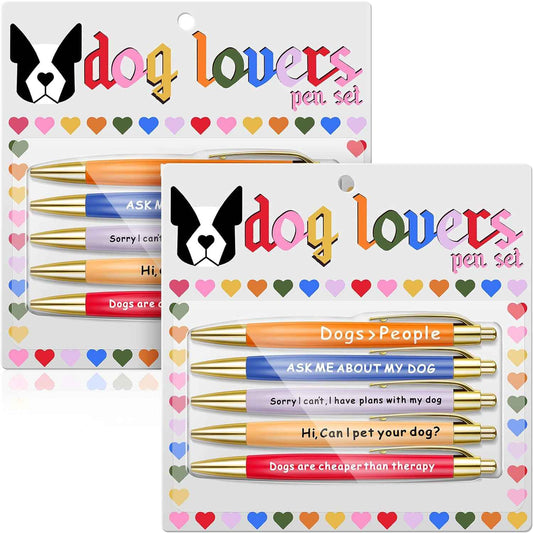 10pcs Dog Lovers Ballpoint Pen Set