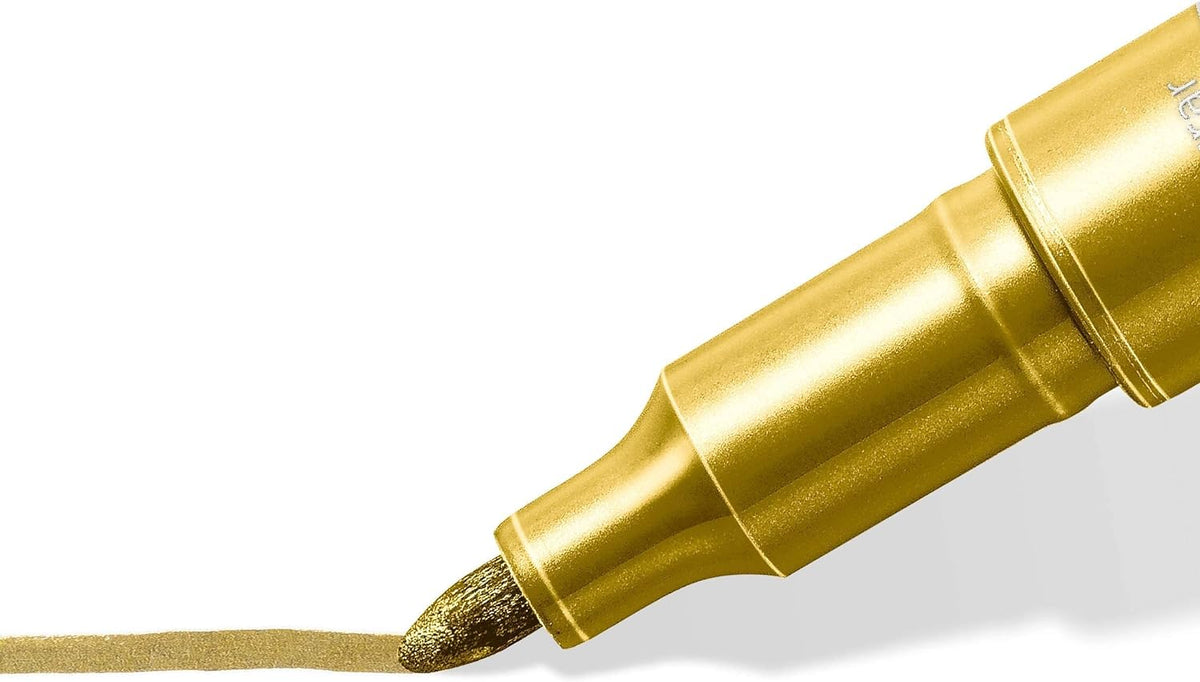 STAEDTLER 8323-S BK5 Markery metaliczne – różne kolory (5 szt. w zestawie)