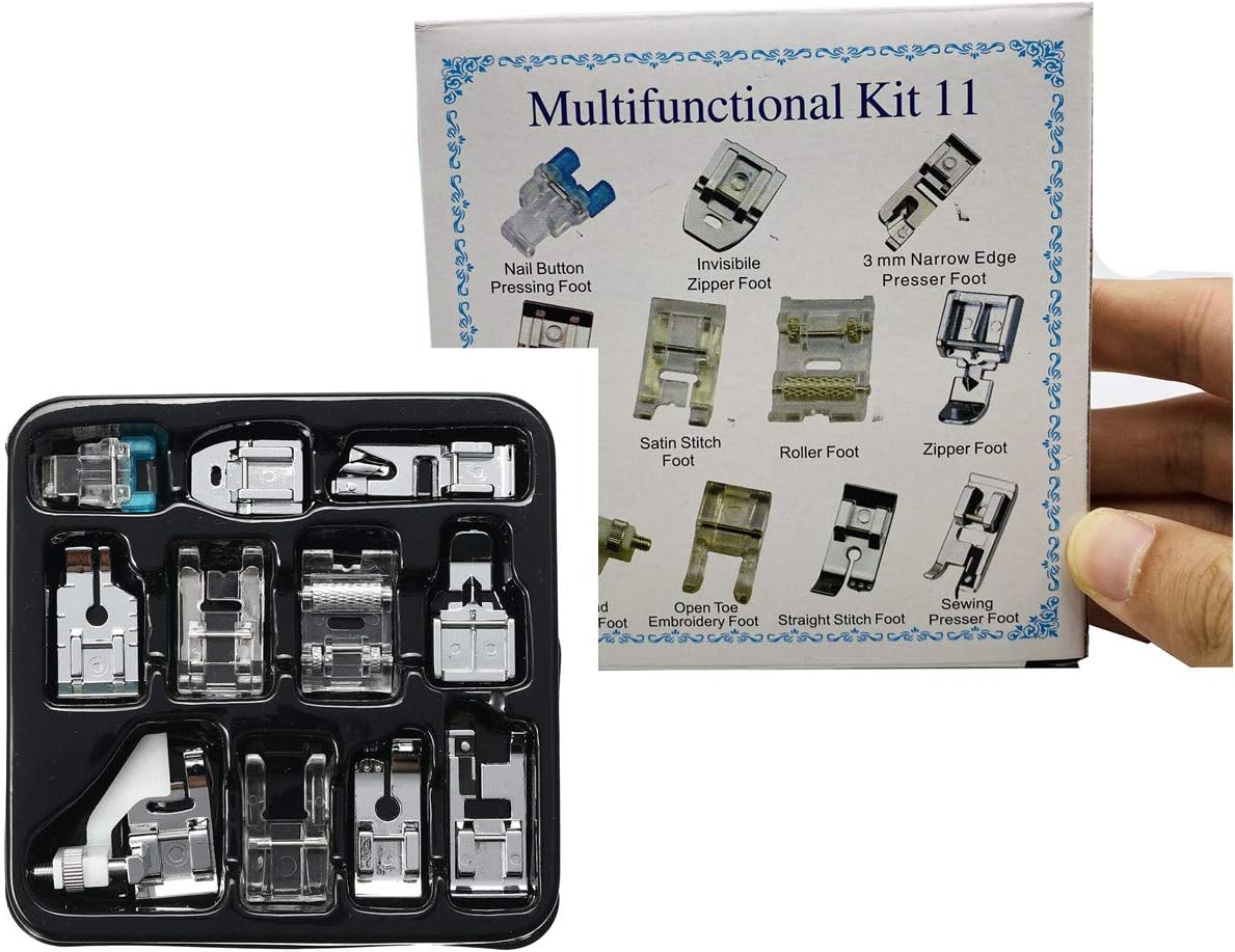 Presser Feet Multifunctional Kit 11 Snap On Sewing Machine