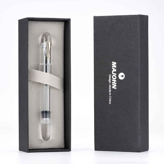Mahohn C4 Pipette Füllfederhalter, transparentes Acryl, mit Box