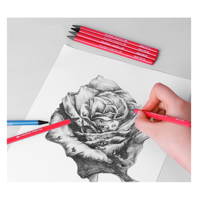 Mont Marte träfria grafitpennor 6-pack
