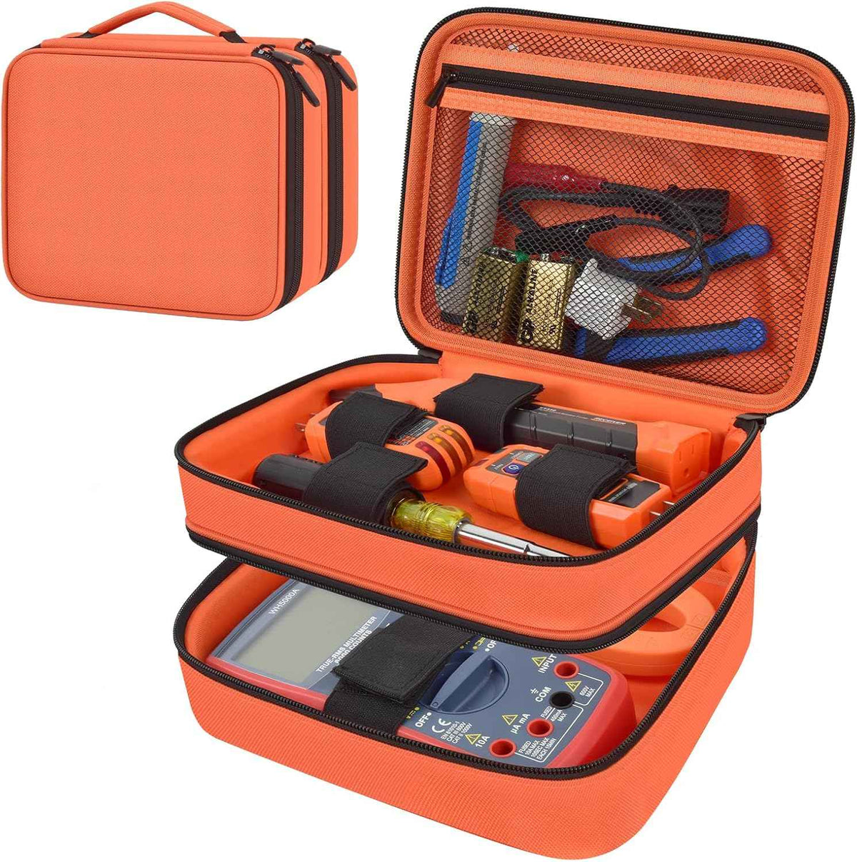Travel Case Bag Compatible with Klein Tools ET310 AC Circuit Breaker Orange
