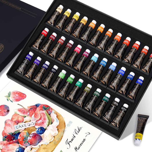 Paul Rubens Professionelles Künstler-Aquarellfarben-Set, 5-ml-Tube, 36 Farben