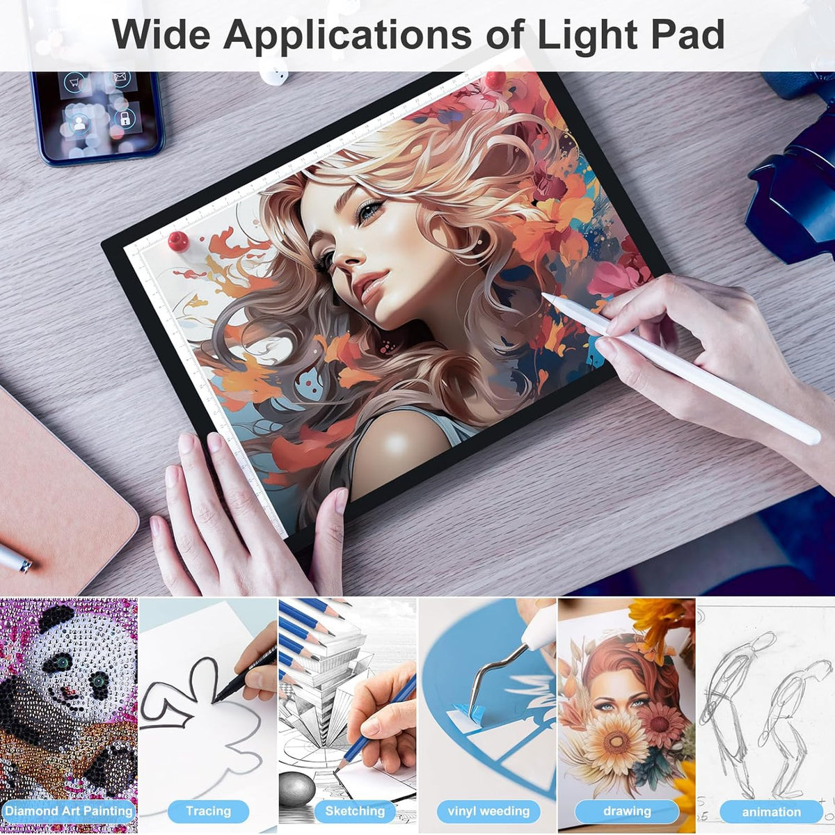 Rechargeable Light Box A4 Drawing Pad for Kids