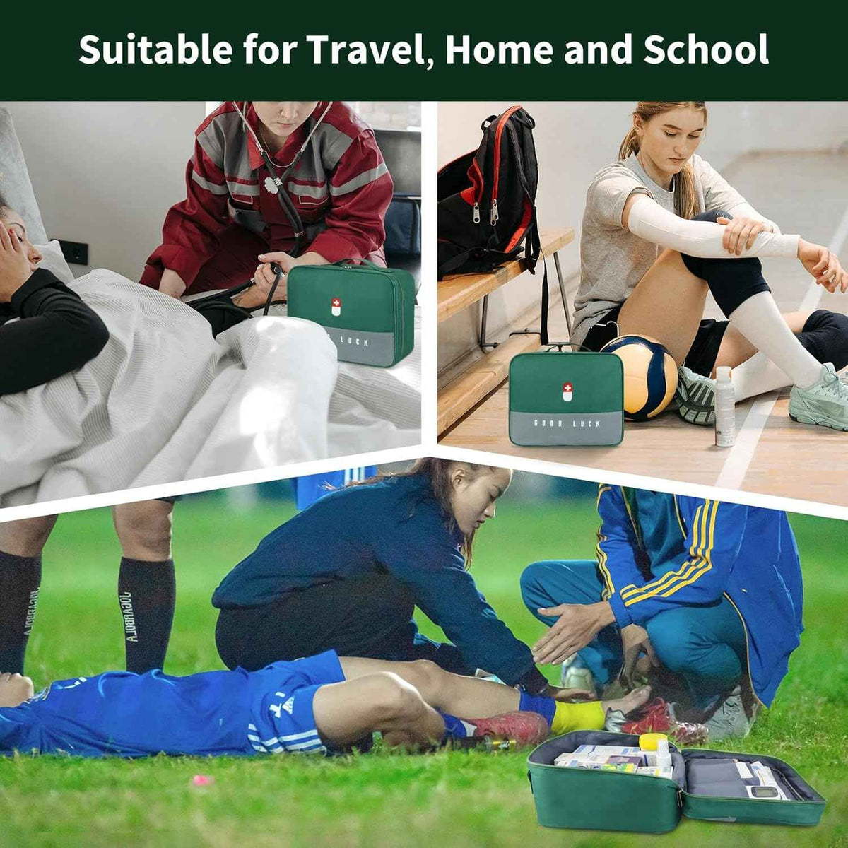 Empty Medical Supplies Organizer Bag Trauma Kit