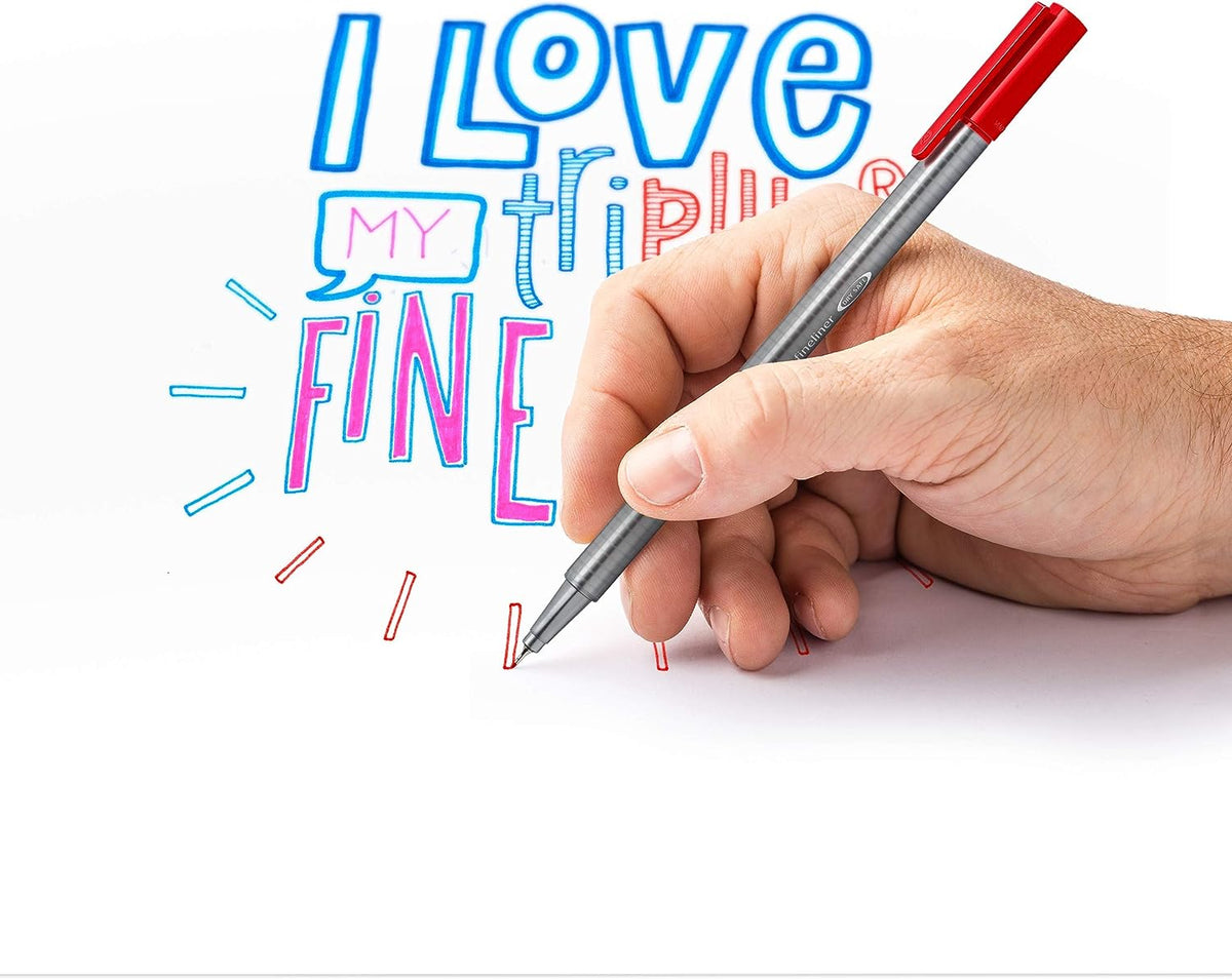 STAEDTLER 334 C42 Triplus Fineliner 0.3mm,42-Brilliant Colours