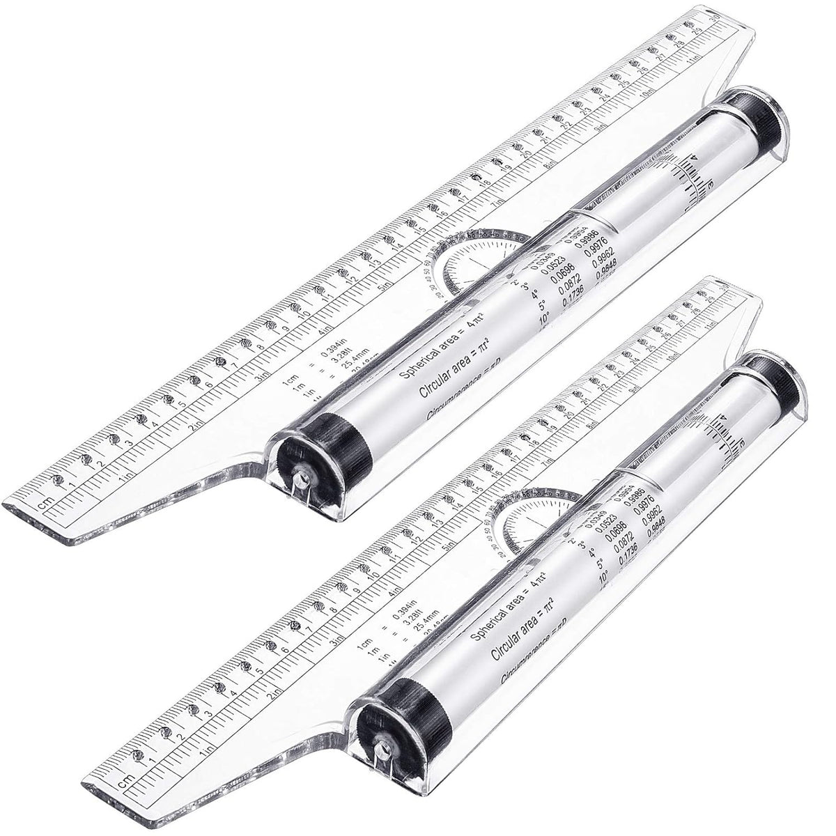 Multifunktionales Rolllineal zum Zeichnen paralleler Rollenlineale 6/12 Zoll