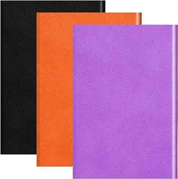 100 Blatt Seidenpapier zum Basteln, 35 x 50 cm, Schwarz, Lila, Orange