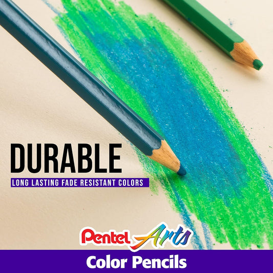 Lápices de colores Pentel Arts, 12/24 colores surtidos