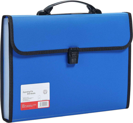 Dossier extensible à 13 pochettes pour papier FC A4