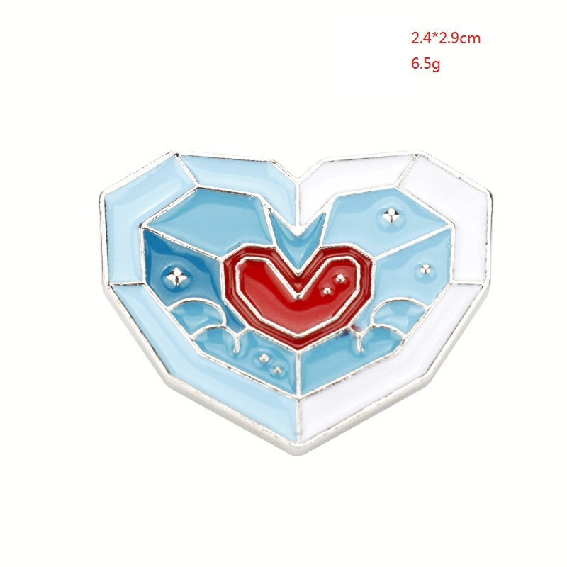 The Legend of Zelda: Breath of the Wild Shield Pin Brooch 12 Pack