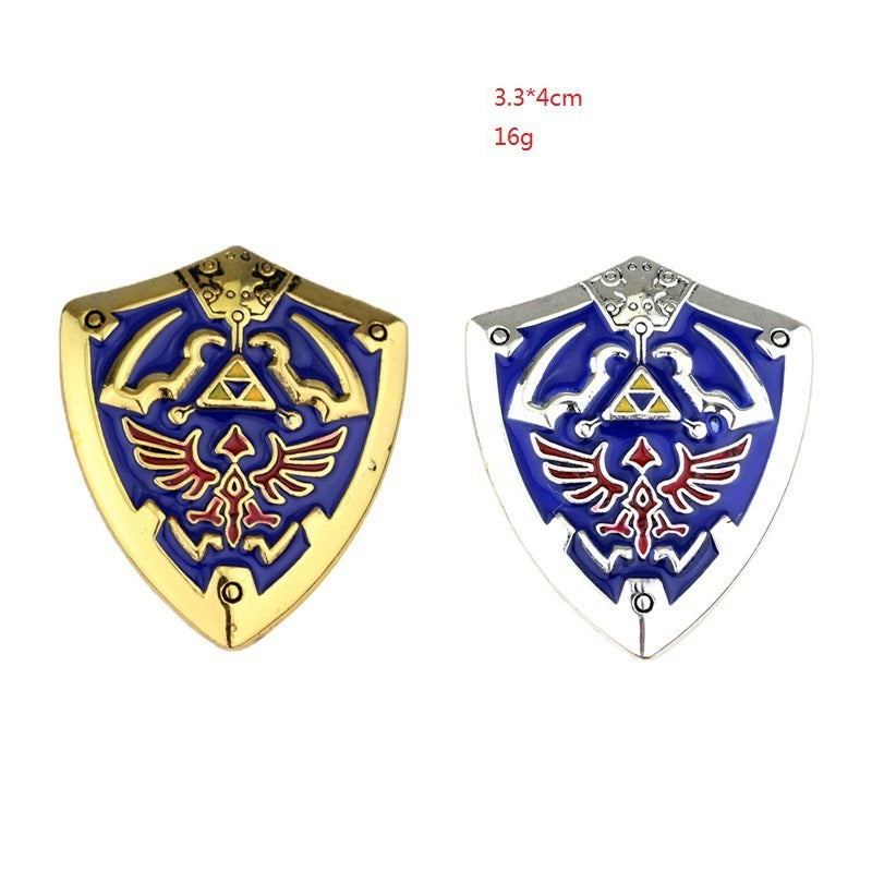 The Legend of Zelda: Breath of the Wild Shield Pin Brooch 12 Pack