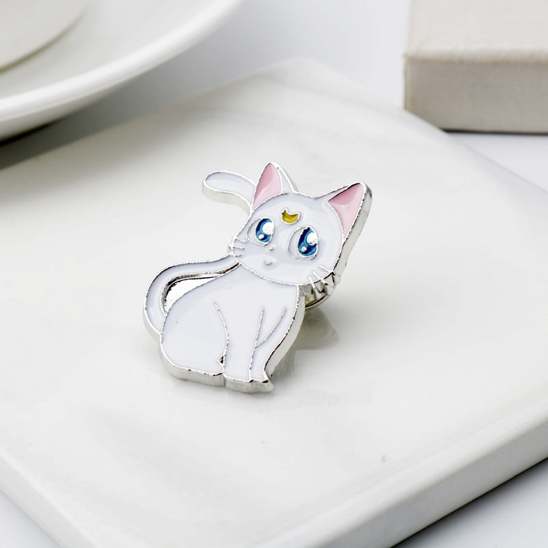Sailor Moon Luna Droplet Alloy Brooch 3 Pack