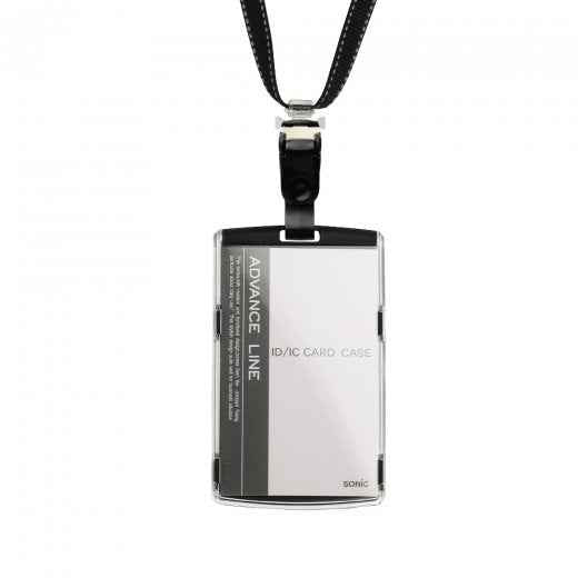 Sonic ID Name Card Hard Case & Strap Vertical AL-847