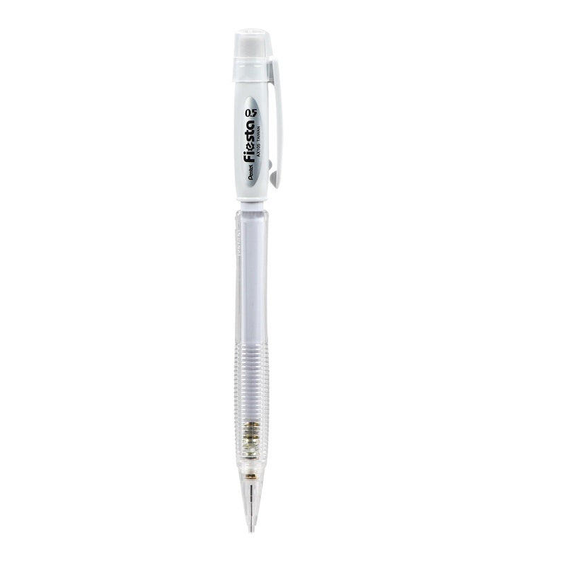 Pentel AX105 Fiesta Automatic Mechanical Pencil,0.5mm HB,5Pack White