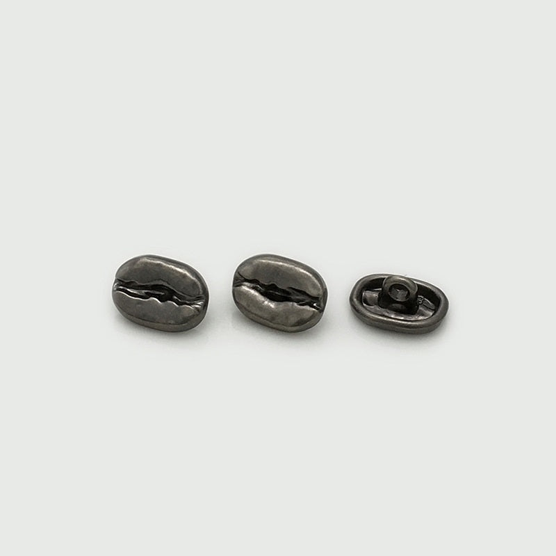 12mm Oval Concave Antique Gold Metal Shirt Buttons 30pcs Antique Silver