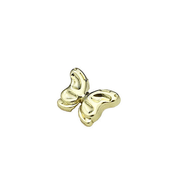11/15/21mm Gold & Silver Butterfly Metal Shirt Buttons 30pcs