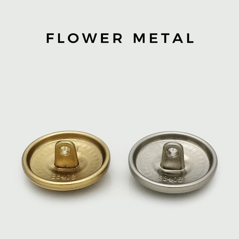 15-22.5mm Vintage Daisy Flower Metal Buttons Ancient Gold Finish 20pcs