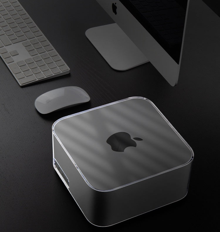 Acrylic Dust Cover for Apple Mac Mini & Mac Studio – Clear Protective Display Case