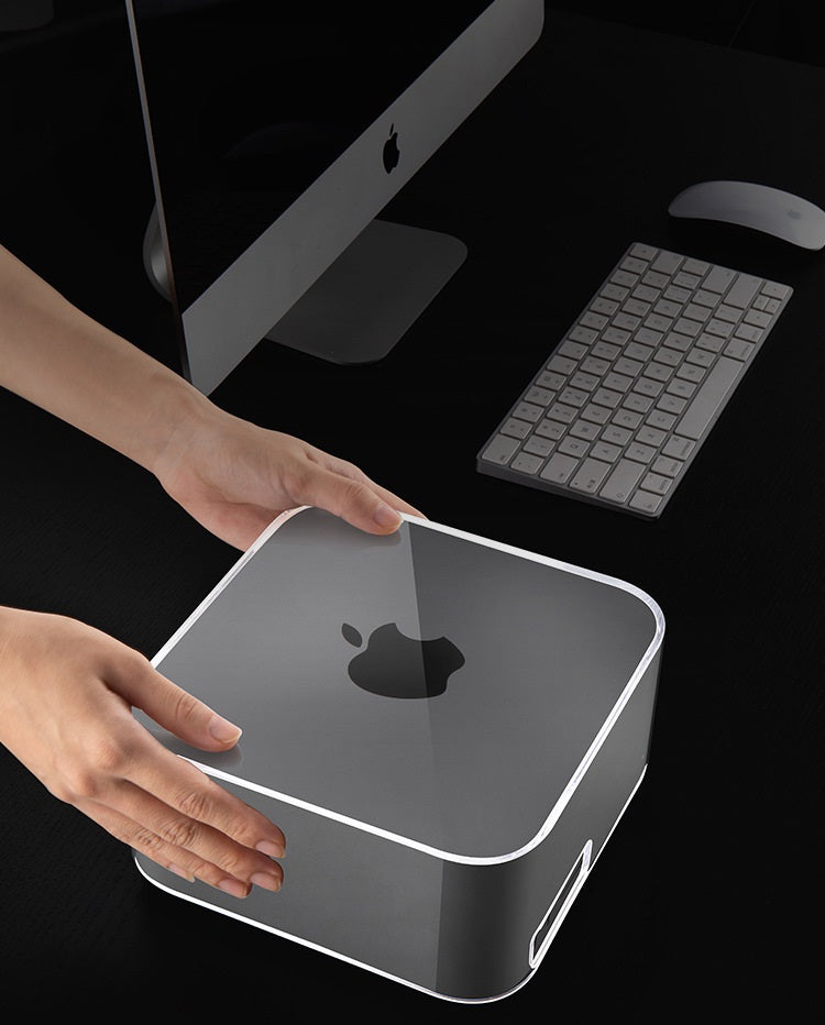 Acrylic Dust Cover for Apple Mac Mini & Mac Studio – Clear Protective Display Case