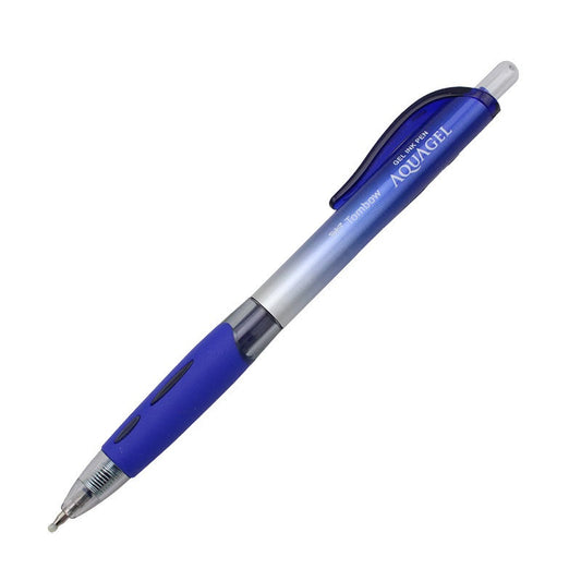 Tombow AQUAGEL Gel-inktpen - 0,5 mm - Zwart/Blauw/Rood - 10 stuks