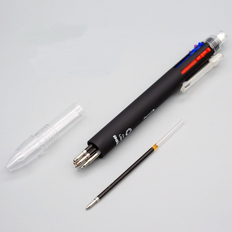 BAILE Multi Pen 5+1 ljus, 0,7 mm kulspetspenna, 0,5 mm mekanisk penna