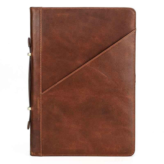 Leren laptoptas met rits, 13,3 inch voor Macbook Pro Air