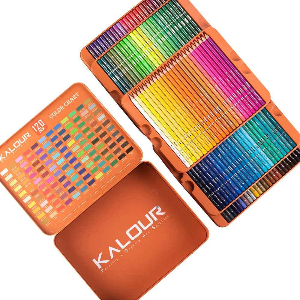 KALOUR 120 professionelles Buntstift-Set