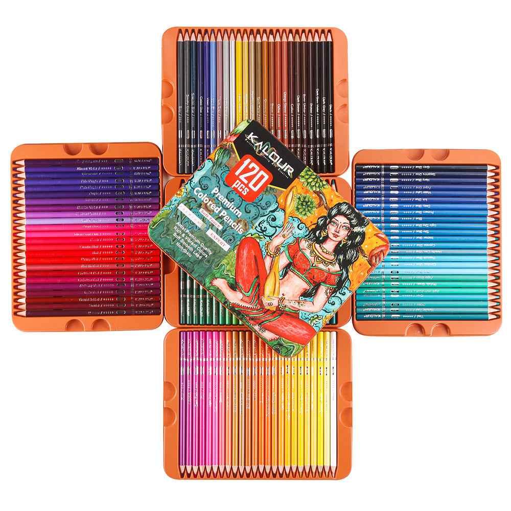 KALOUR 120 professionelles Buntstift-Set