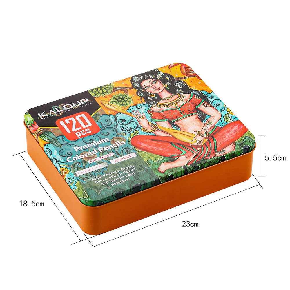 KALOUR 120 professionelles Buntstift-Set