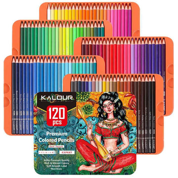 KALOUR 120 professionelles Buntstift-Set
