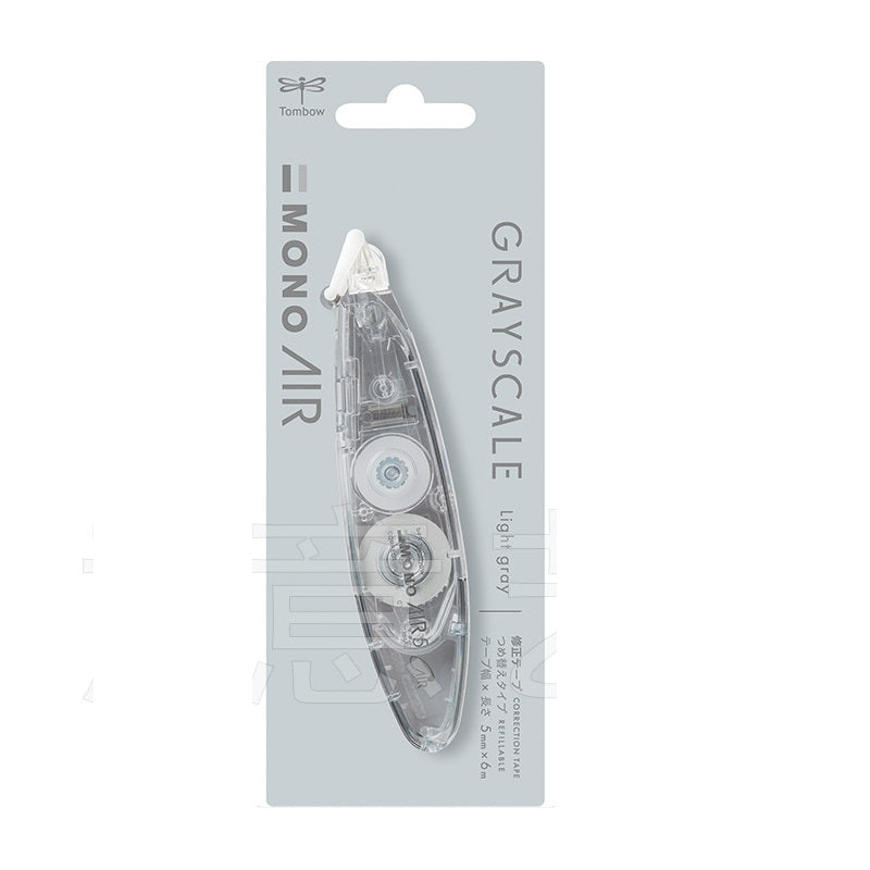 Tombow Mono Luchtcorrectietape Pen Stijl Grijsverkoop 5 mm, 2 stuks
