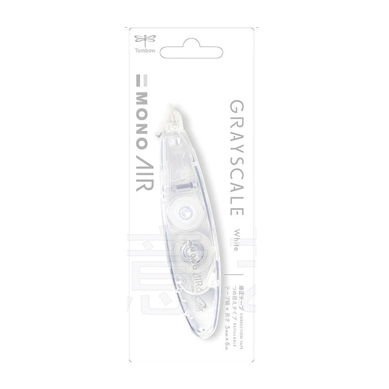 Tombow Mono Luchtcorrectietape Pen Stijl Grijsverkoop 5 mm, 2 stuks