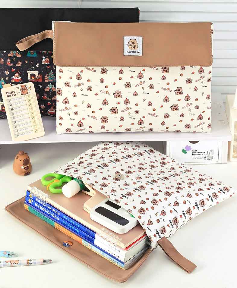 Capybara A4 File Folder Document Bag