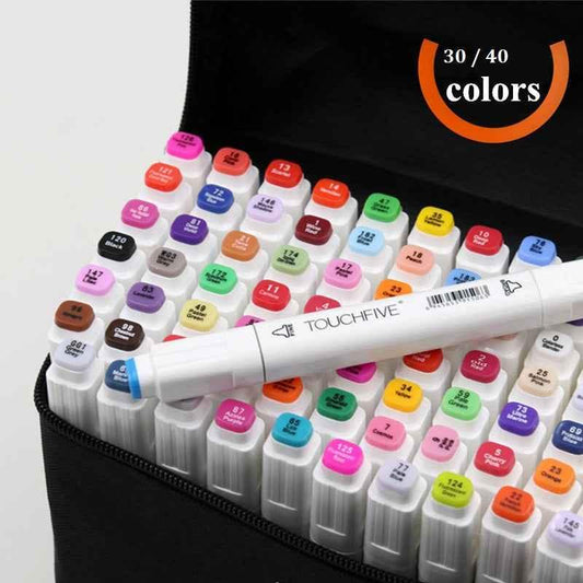 TouchFive Twin Markers 40 Farbanimationsdesign-Set