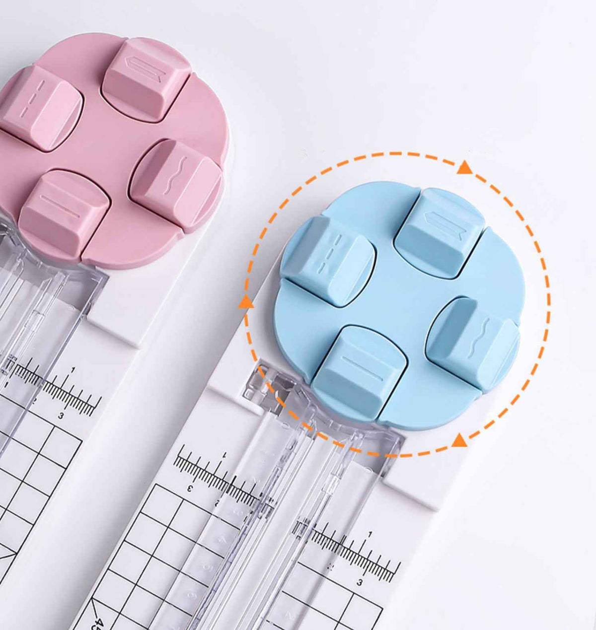 4in1 Paper Trimmer Craft Paper Cutter with Dial Blades