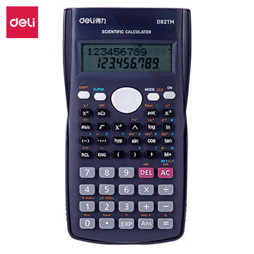 DELI D82TM Scientific Calculator Dark Blue