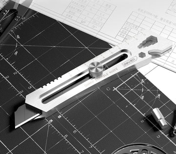 Deli Multi-Function Stainless Steel Utility Knife — 6-in-1 Art Knife