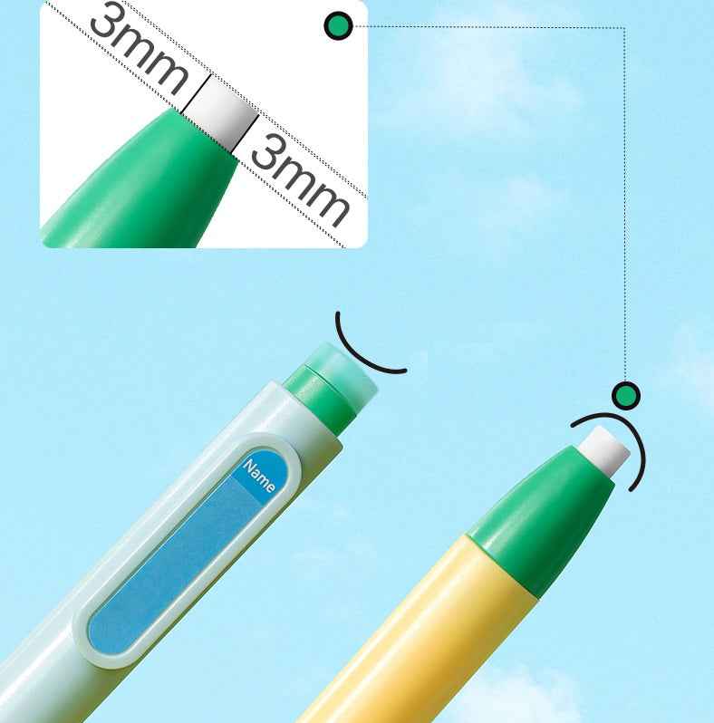 DELI Nusign HB 10Pcs Pencils and 2Pcs Eraser Pens Set