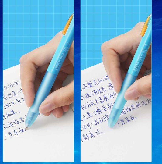 DIANSHI DS-0214 Erasable Gel Pen 4-Pack – Retractable,Silent Click