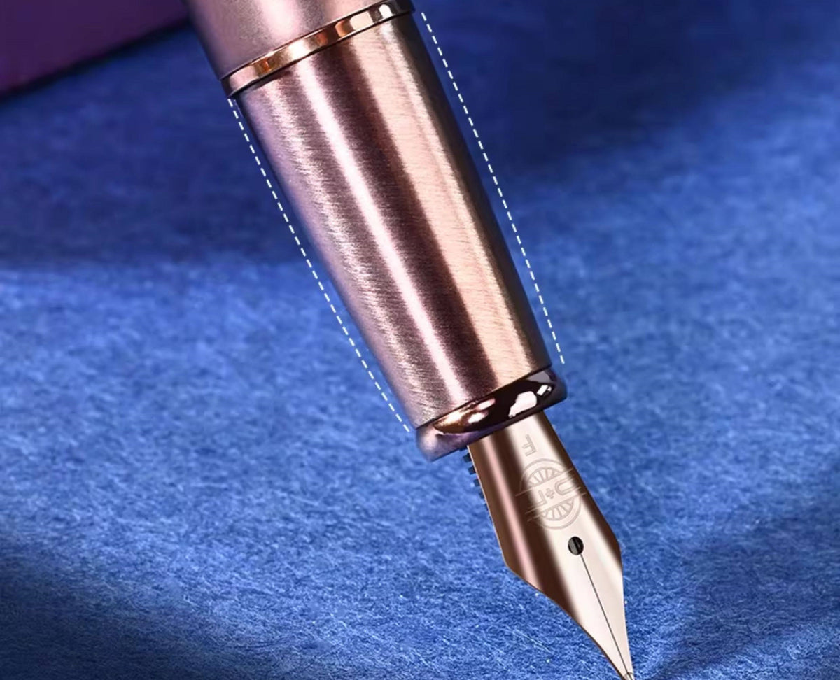 Dami-Wonka Fountain Pen – Metal Body,Iridium Fine Nib