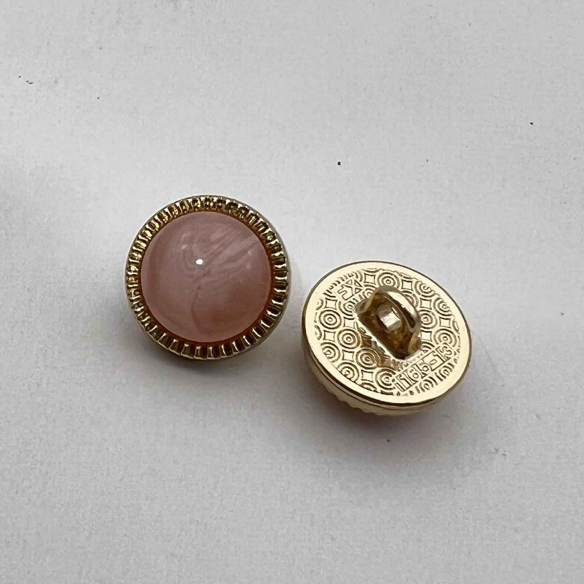 12.5mm Pearlized Cat's Eye Metal Shirt Buttons 30 Pack(5 Colors)