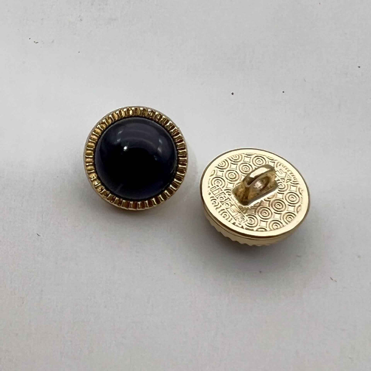 12.5mm Pearlized Cat's Eye Metal Shirt Buttons 30 Pack(5 Colors)
