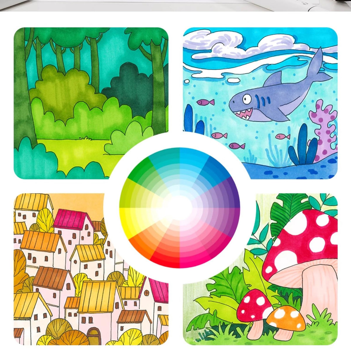 Faber-Castell Oil-Based Markers,36/48-Color for Students' Art Class