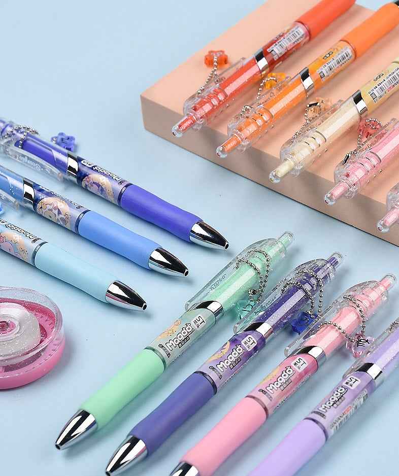 GENVANA MAGOO Zodiac Gel Pens – 12-Pack 0.5mm Black Ink