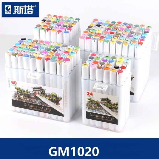 STA GRAPHMASTER GM1020 Alkoholmarker, 12/24/36/48/60/80/108 Farbe
