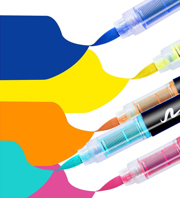 12/24/36 Brush Tip Acrylic Paint Pens Liquid Ink